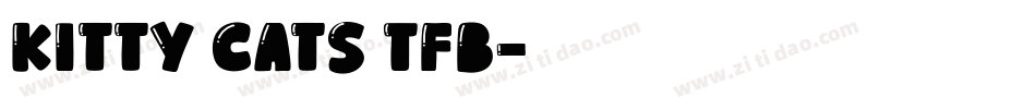 Kitty Cats TFB字体转换